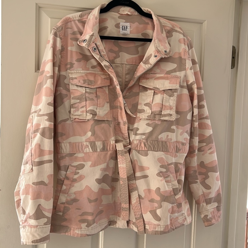 Gap camouflage print jacket